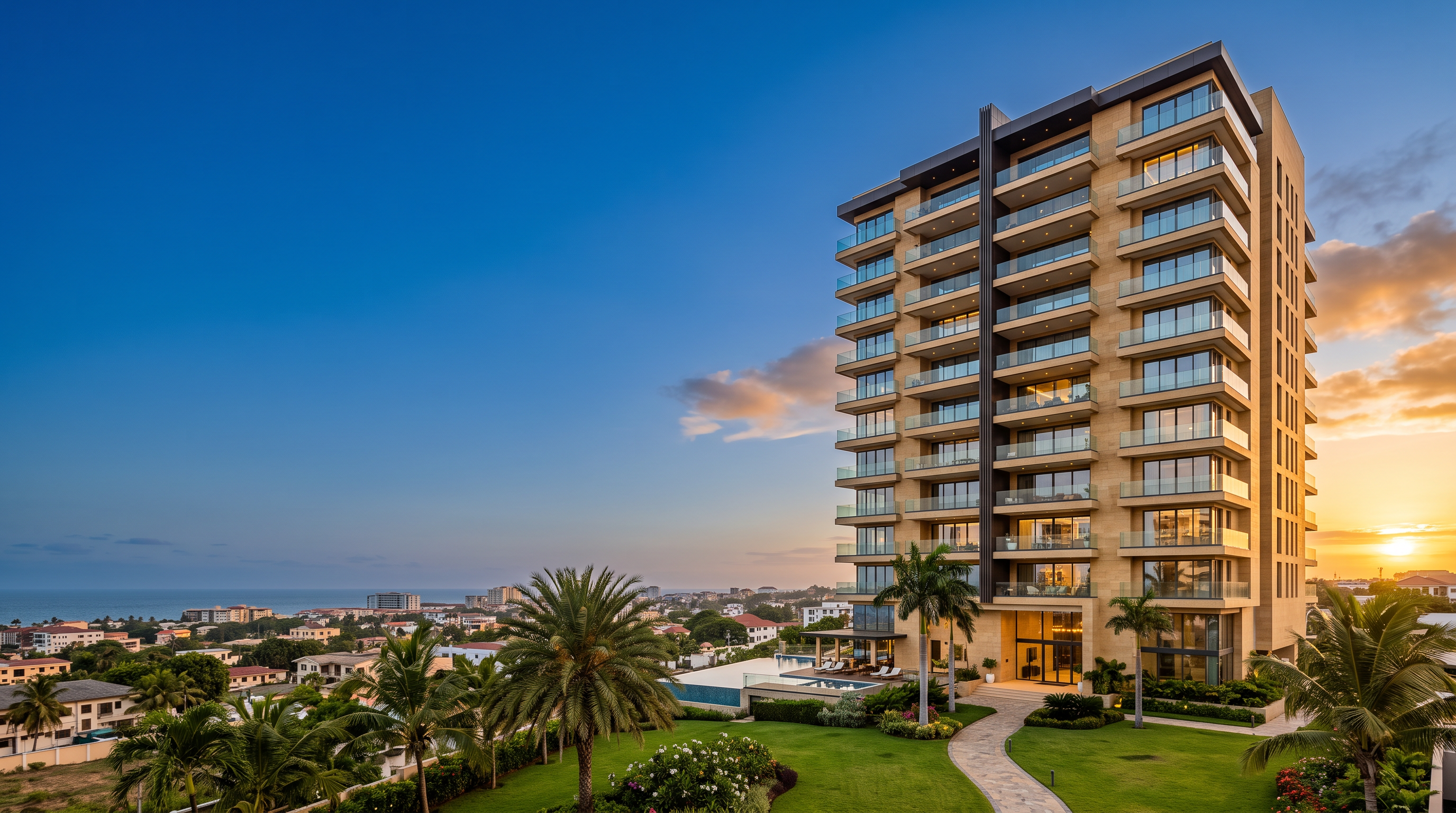Premium commercial tower in Ghana